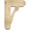 Ekena Millwork Olympic Craftsman Rough Sawn Bracket w/ Offset Brace, Douglas Fir, 8"W x 20"D x 28"H BKT0806X20X28OLY04RDF - alternate 4